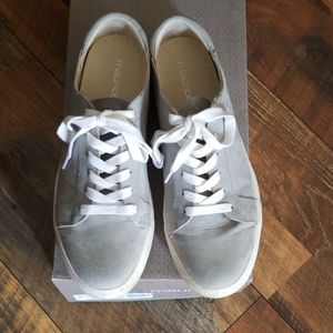 Suede tennis shoes size 8